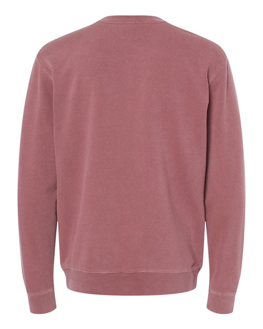 Independent Trading Co. Unisex Midweight Pigment-Dyed Crewneck Sweatshirt PRM3500 #color_Pigment Maroon