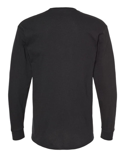 M&O Gold Soft Touch Long Sleeve T-Shirt 4820 #color_Black