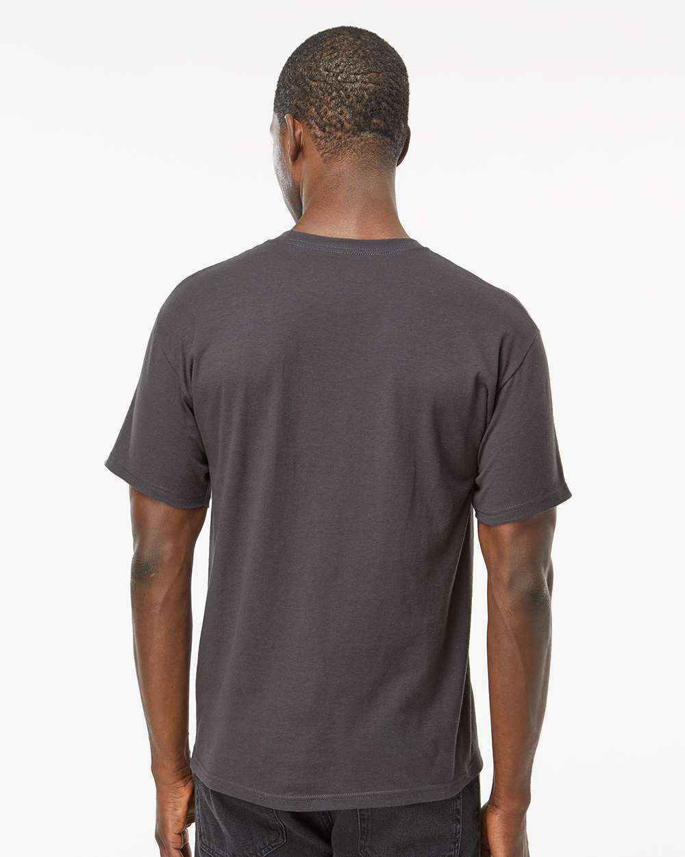 M&O Ring-Spun T-Shirt 5500 #colormdl_Charcoal