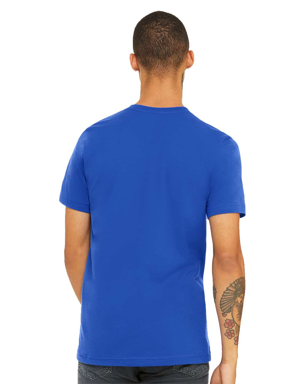 mdl True Royal Color BELLA + CANVAS Unisex Jersey Tee 