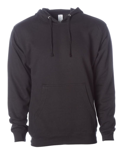 Independent Trading Co. Midweight Hooded Sweatshirt SS4500 #color_Black