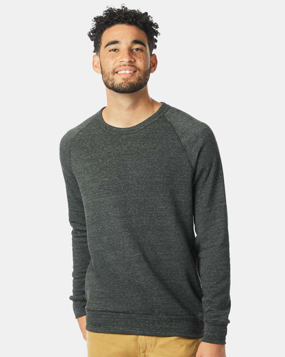 Alternative Champ Eco-Fleece Crewneck Sweatshirt 9575 #colormdl_Eco Black