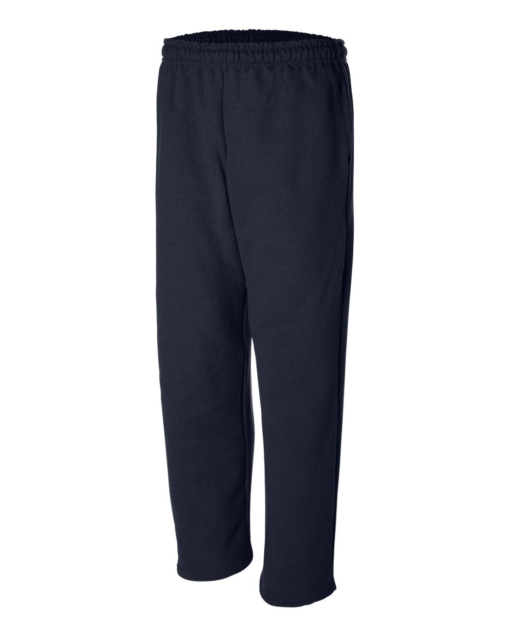 Gildan DryBlend® Open-Bottom Sweatpants with Pockets 12300 #color_Navy