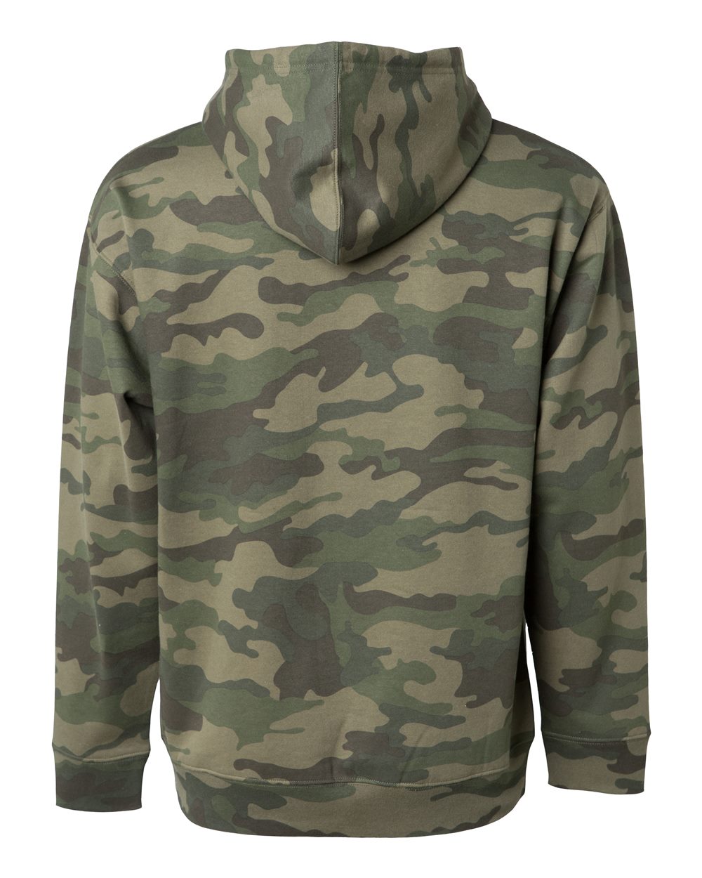 Independent Trading Co. Midweight Hooded Sweatshirt SS4500 #color_Forest Camo