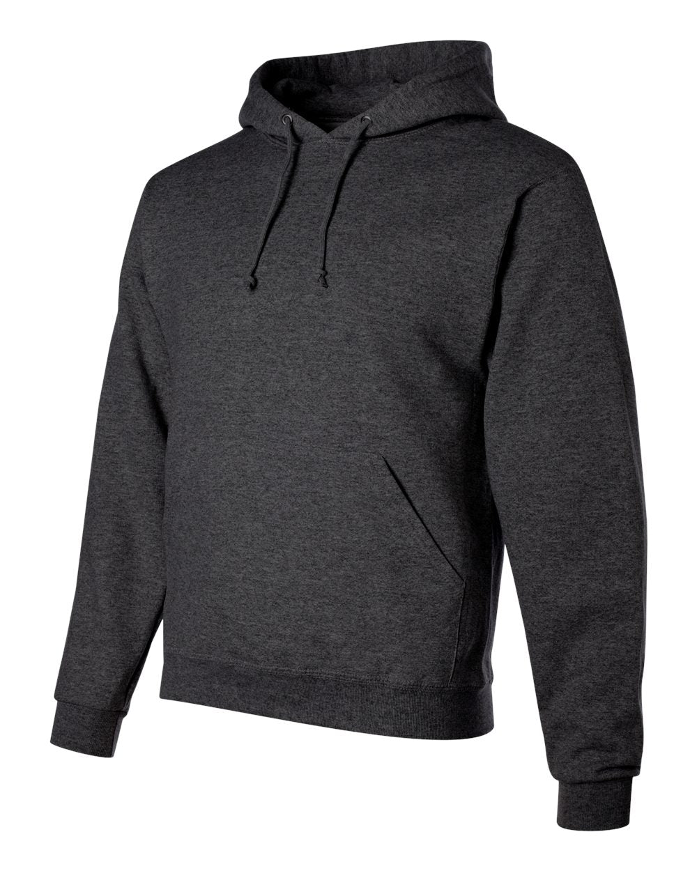 JERZEES NuBlend® Hooded Sweatshirt 996MR #color_Black Heather