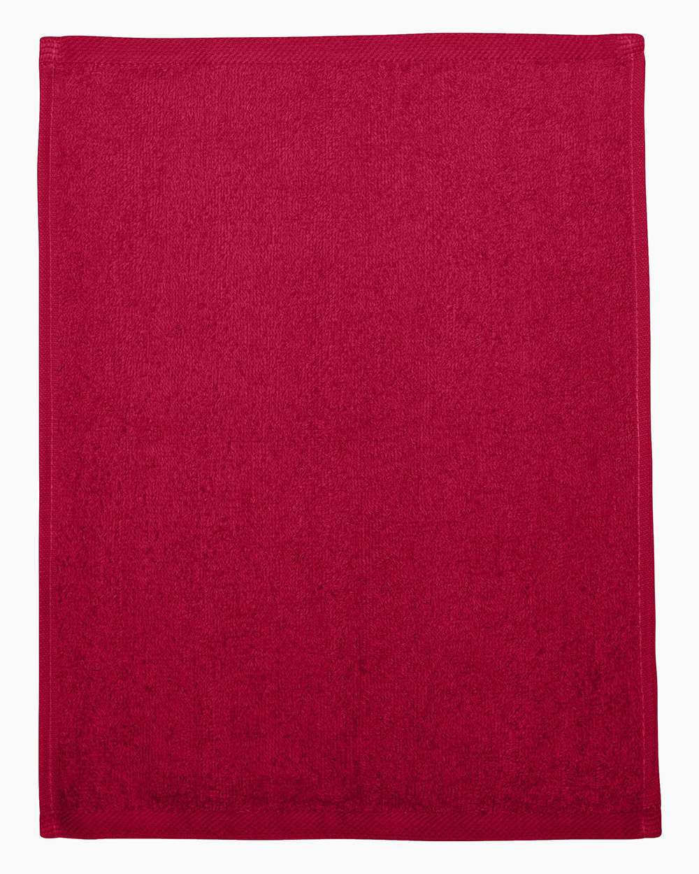 Q-Tees Hemmed Fingertip Towel T600 #color_Red
