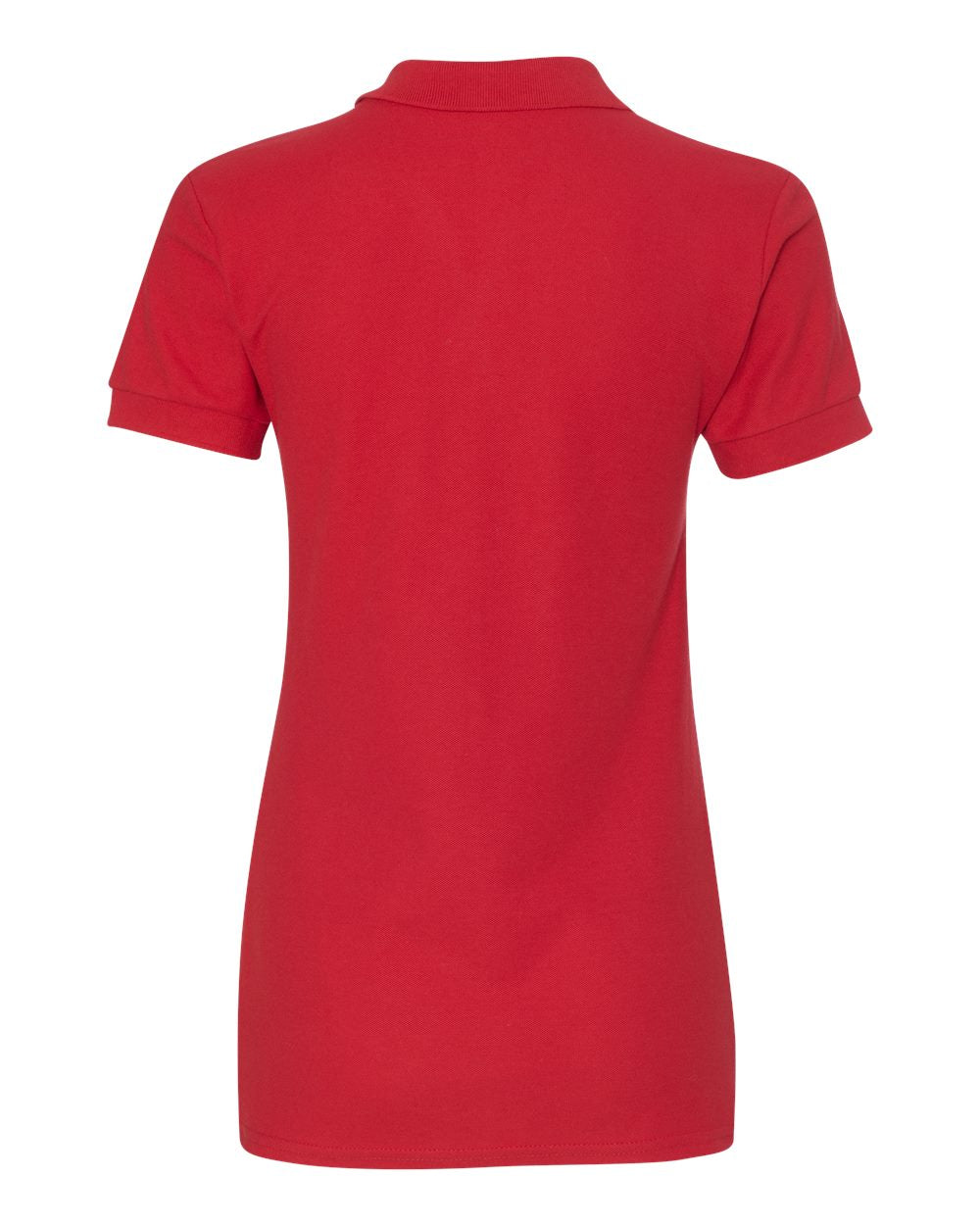 Gildan Premium Cotton® Women's Double Piqué Polo 82800L #color_Red