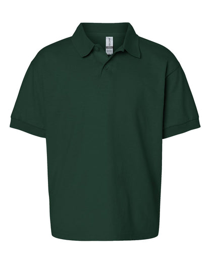 Gildan DryBlend® Youth Jersey Polo 8800B #color_Forest Green