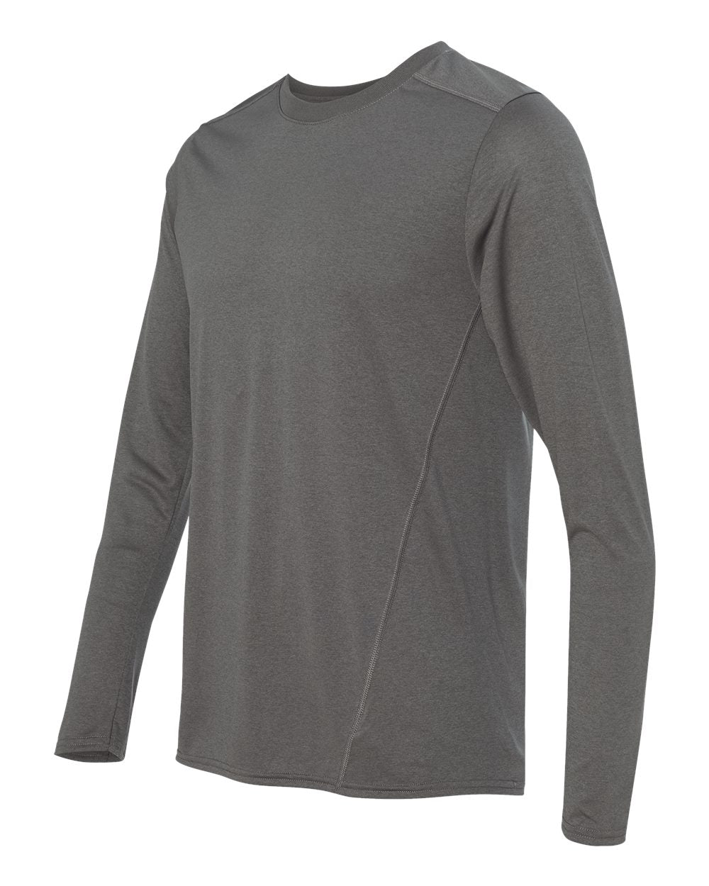 Gildan Performance® Tech  Long Sleeve T-Shirt 47400 #color_Marbled Charcoal