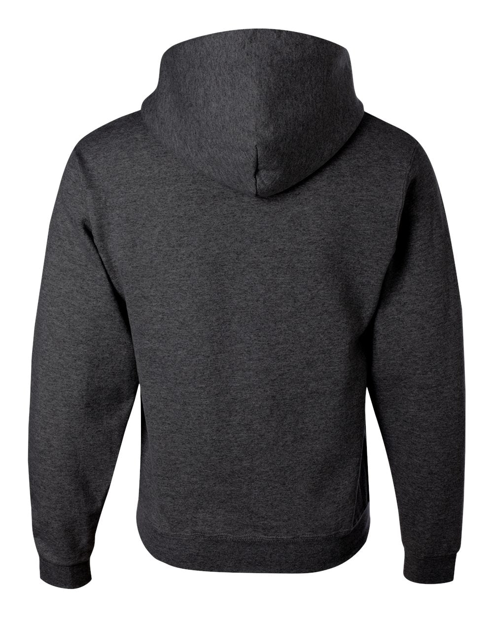JERZEES NuBlend® Hooded Sweatshirt 996MR #color_Black Heather