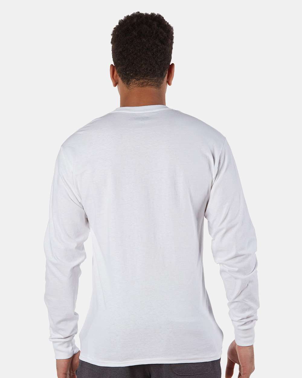 Champion Long Sleeve T-Shirt CC8C #colormdl_White