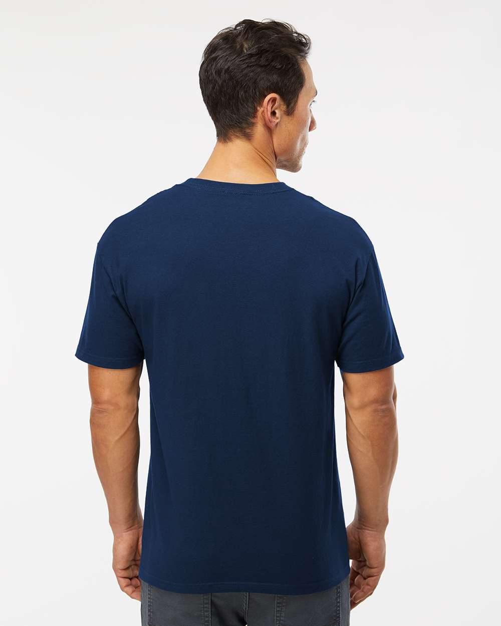 M&O Ring-Spun T-Shirt 5500 #colormdl_Deep Navy