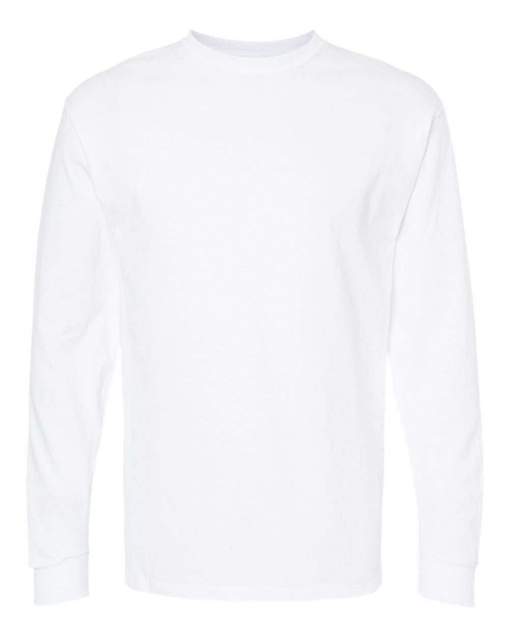 M&O Gold Soft Touch Long Sleeve T-Shirt 4820 #color_White