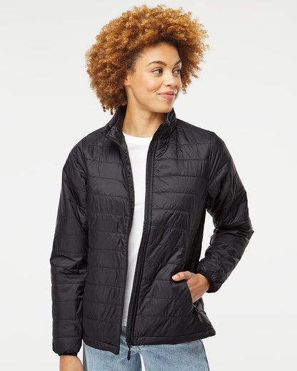 Independent Trading Co. Women's Puffer Jacket EXP200PFZ Independent Trading Co. Women&#39;s Puffer Jacket EXP200PFZ