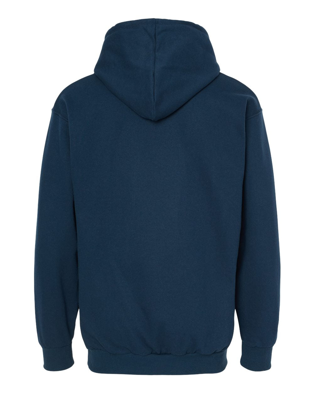 King Fashion Two-Tone Hooded Sweatshirt KF9041 #color_Navy/ Light Blue