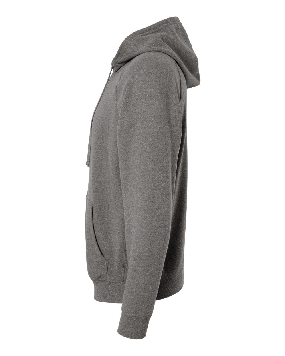 Independent Trading Co. Unisex Special Blend Raglan Hooded Sweatshirt PRM33SBP #color_Nickel