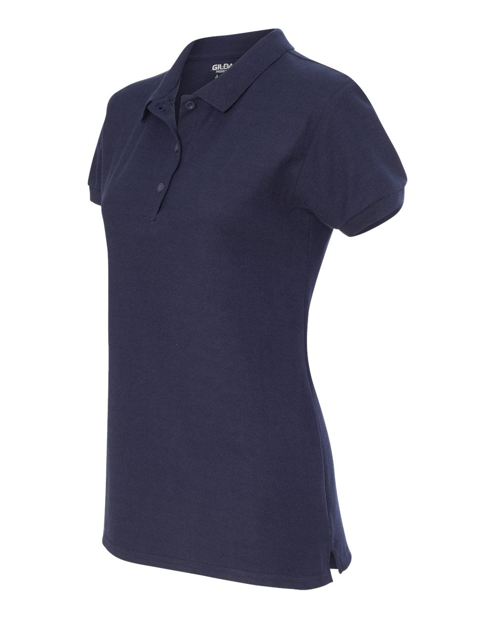 Gildan Premium Cotton® Women's Double Piqué Polo 82800L #color_Navy