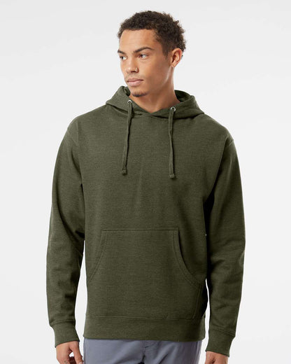 Independent Trading Co. Midweight Hooded Sweatshirt SS4500 #colormdl_Army Heather