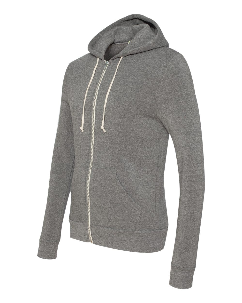Alternative Rocky Eco-Fleece Full-Zip Hooded Sweatshirt 9590 #color_Eco Grey