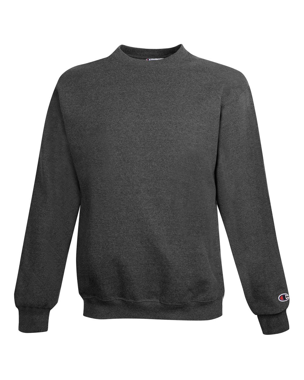 Champion Powerblend® Crewneck Sweatshirt S600 #color_Charcoal Heather