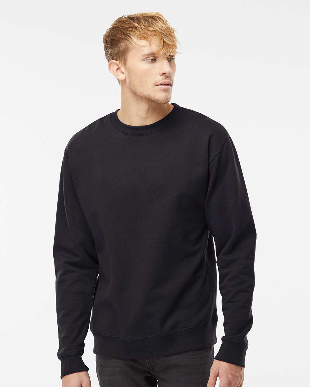 Independent Trading Co. Midweight Sweatshirt SS3000 #colormdl_Black