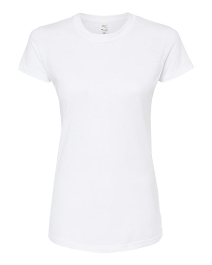M&O Women's Fine Jersey T-Shirt 4513 #color_Fine White