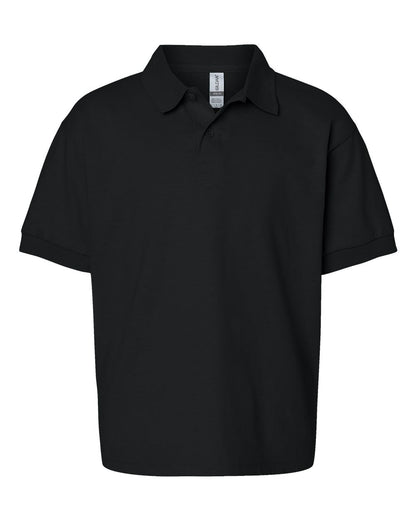 Gildan DryBlend® Youth Jersey Polo 8800B #color_Black