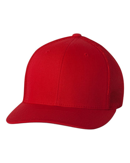 Flexfit Trucker Cap 6511 #color_Red
