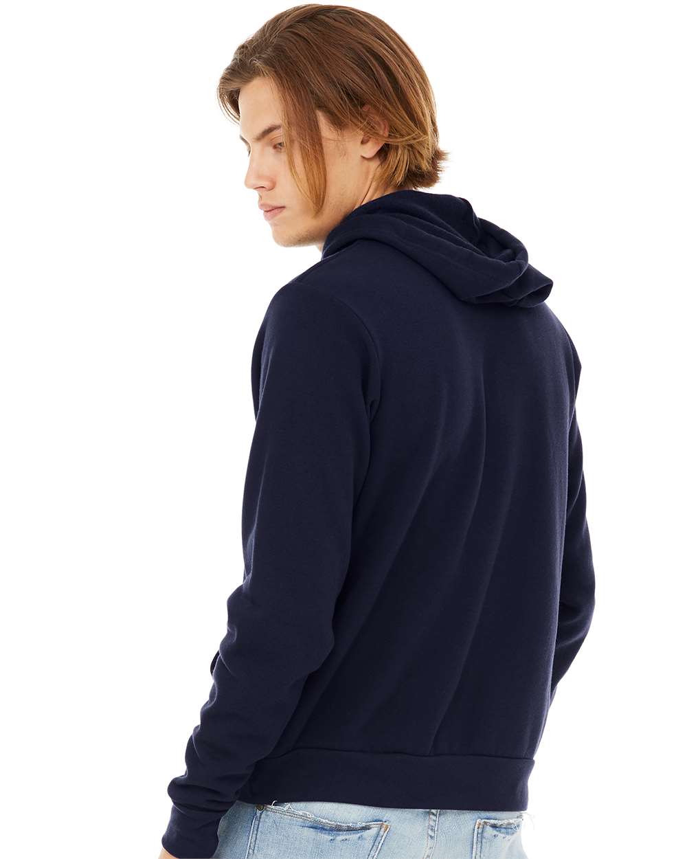 mdl Navy Color Unisex Sponge Fleece Hoodie