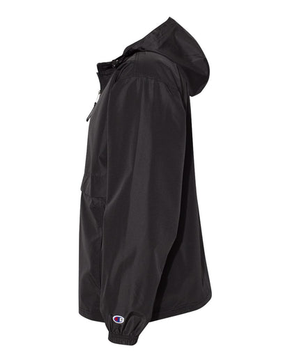 Champion Packable Quarter-Zip Jacket CO200 #color_Black