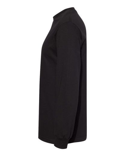 American Apparel Unisex Heavyweight Cotton Long Sleeve Tee 1304 #color_Black