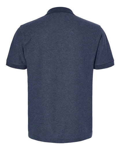 M&O Soft Touch Polo 7006 #color_Heather Navy