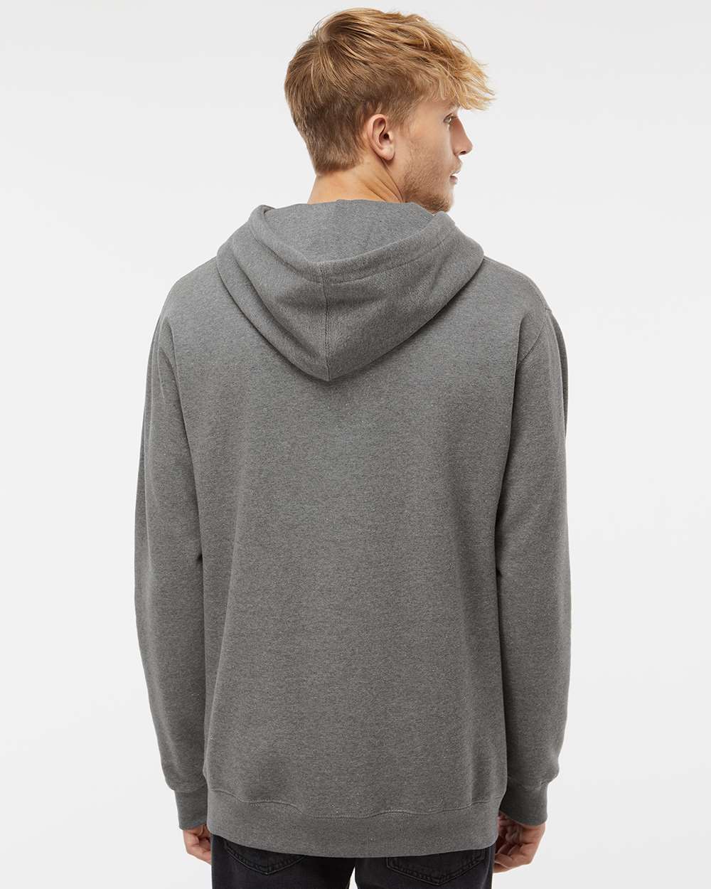 Independent Trading Co. Heavyweight Hooded Sweatshirt IND4000 #colormdl_Gunmetal Heather