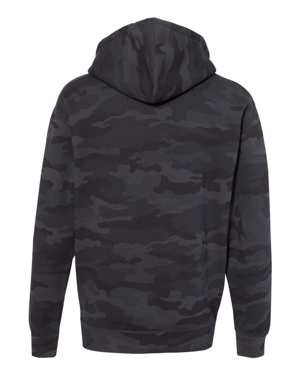 Independent Trading Co. Heavyweight Hooded Sweatshirt IND4000 #color_Black Camo