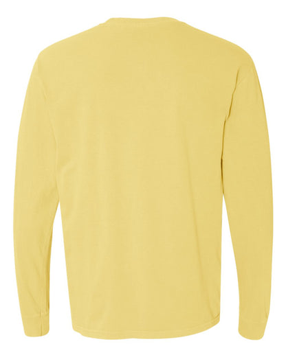 Comfort Colors Garment-Dyed Heavyweight Long Sleeve T-Shirt 6014 #color_Butter