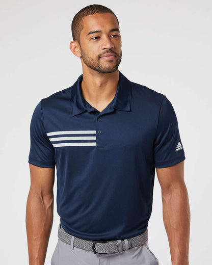 Adidas  A324 3-Stripes Chest Polo Men's T-Shirt #colormdl_Collegiate Navy/ White