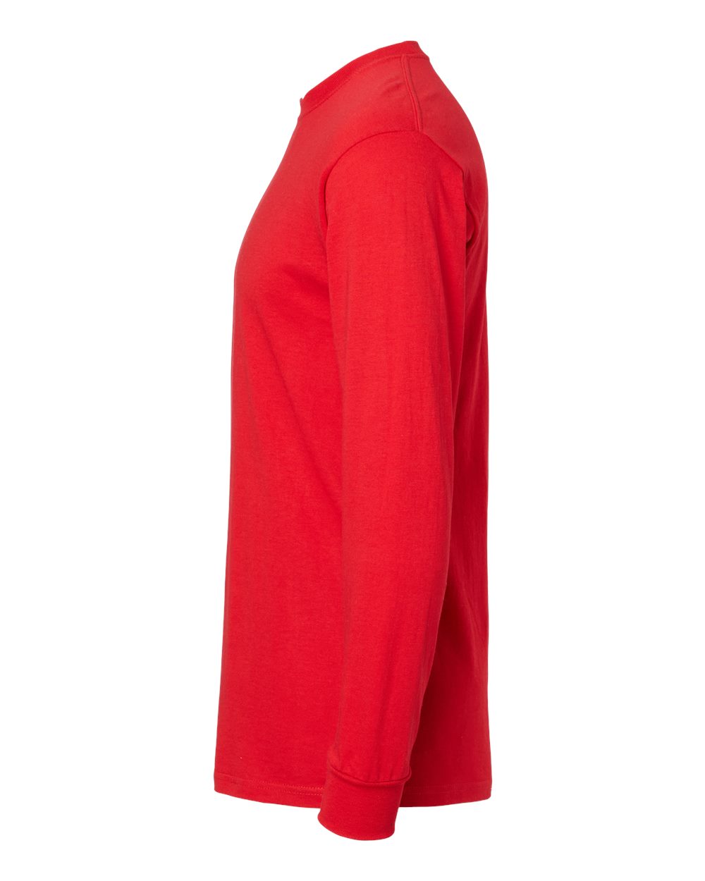 M&O Gold Soft Touch Long Sleeve T-Shirt 4820 #color_Deep Red