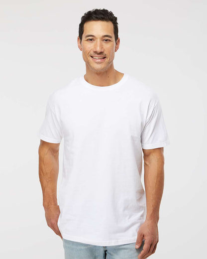 M&O Ring-Spun T-Shirt 5500 #colormdl_White