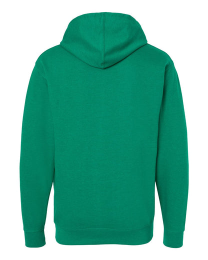 Independent Trading Co. Midweight Hooded Sweatshirt SS4500 #color_Kelly Green Heather