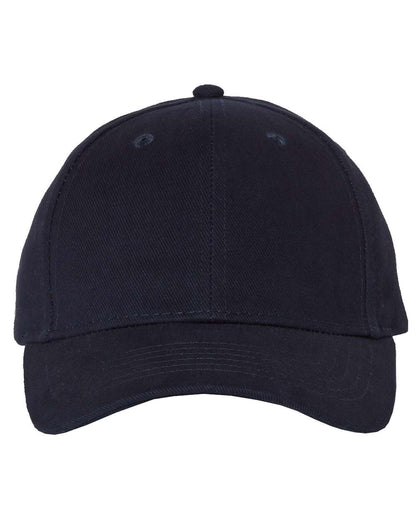 Sportsman Heavy Brushed Twill Structured Cap 9910 #color_Navy