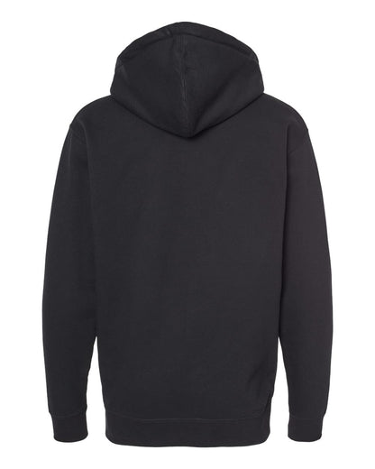 Independent Trading Co. Heavyweight Full-Zip Hooded Sweatshirt IND4000Z #color_Black