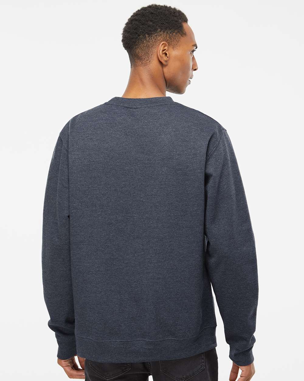 Independent Trading Co. Midweight Sweatshirt SS3000 #colormdl_Classic Navy Heather