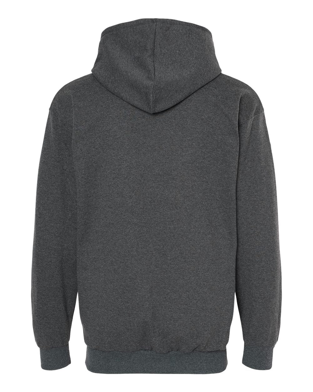 King Fashion Two-Tone Hooded Sweatshirt KF9041 #color_Charcoal/ Black