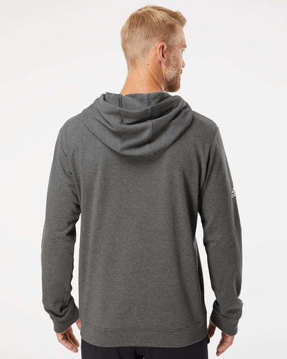 Adidas A432 Fleece Hooded Sweatshirt #colormdl_Dark Grey Heather