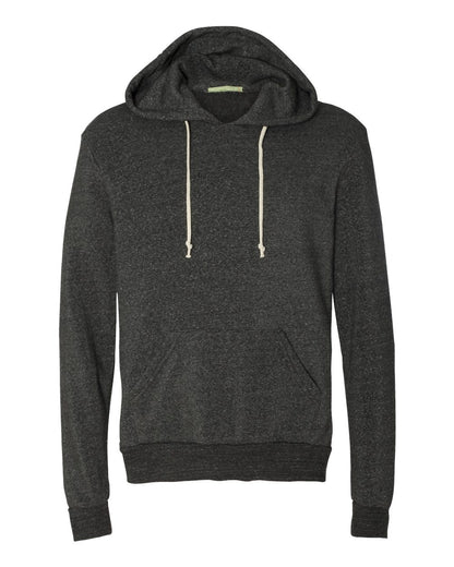 Alternative 9595 Challenger Eco-Fleece Hooded Sweatshirt #color_Eco Black