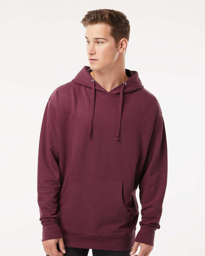 Independent Trading Co. Midweight Hooded Sweatshirt SS4500 #colormdl_Maroon