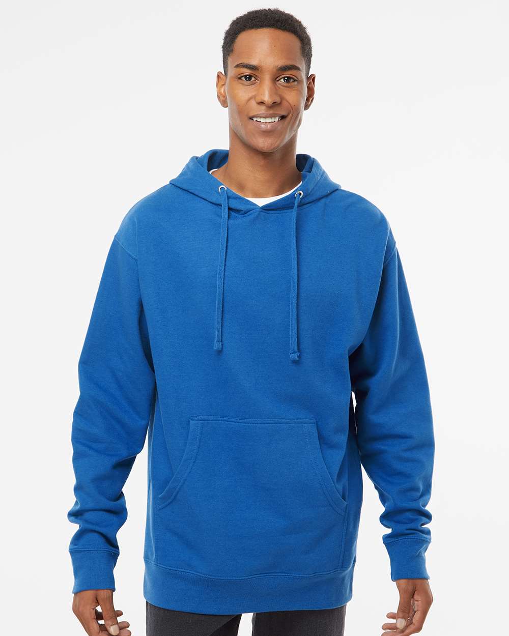 Independent Trading Co. Midweight Hooded Sweatshirt SS4500 #colormdl_Royal