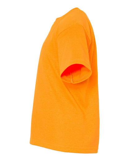 M&O Youth Gold Soft Touch T-Shirt 4850 #color_Safety Orange