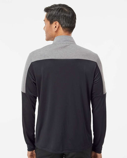 Adidas A552 Lightweight Quarter-Zip Pullover #colormdl_Black/ Grey Three Melange