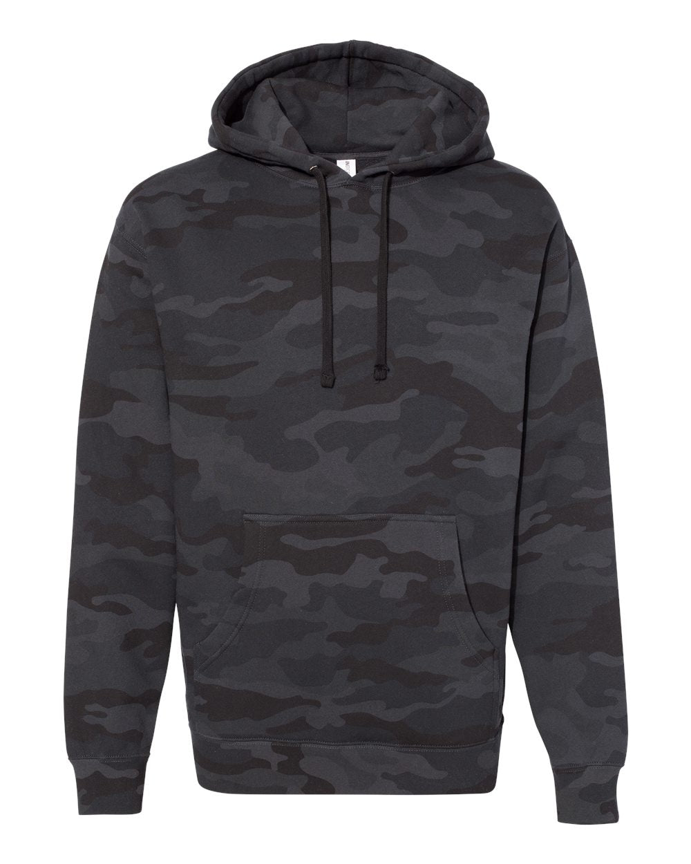 Independent Trading Co. Heavyweight Hooded Sweatshirt IND4000 #color_Black Camo